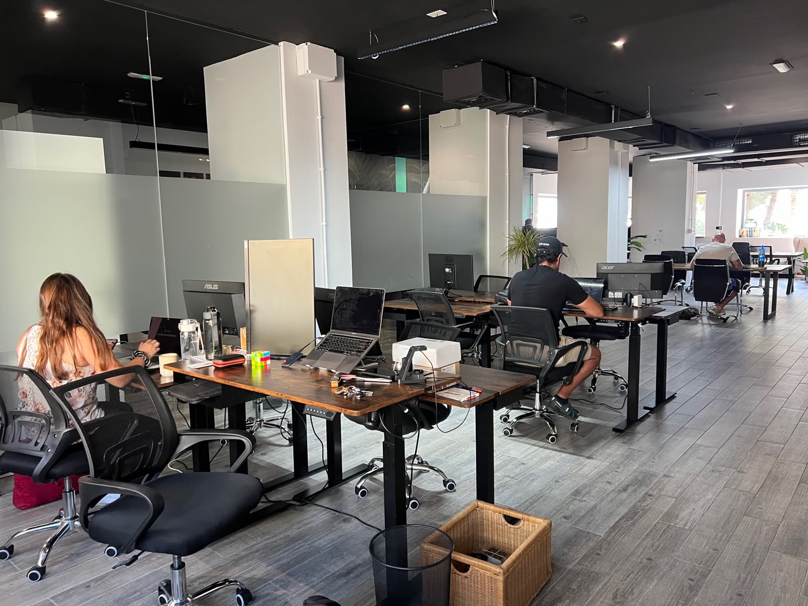 Main workspace